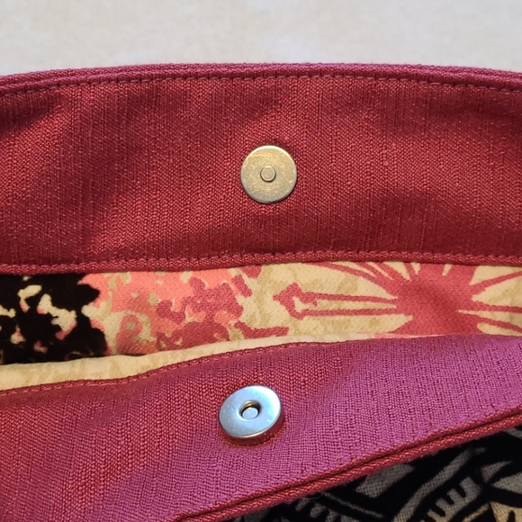 ❤SALE 2 FOR 30❤1154 Lill Studio clutch one of a kind pink black - Picture 5 of 7